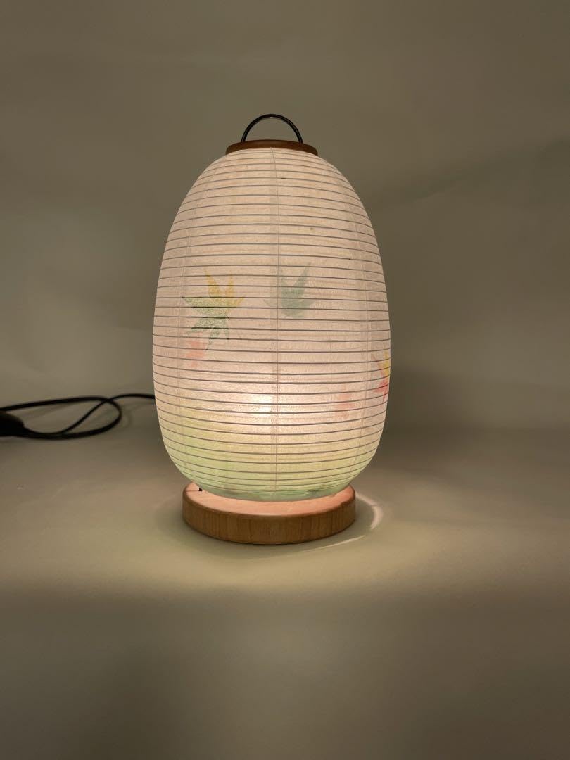 岐阜産落水和紙(もみじ柄)貼り提灯ミニスタンド 岐阜産落水和紙(もみじ柄)貼り提灯ミニスタンド